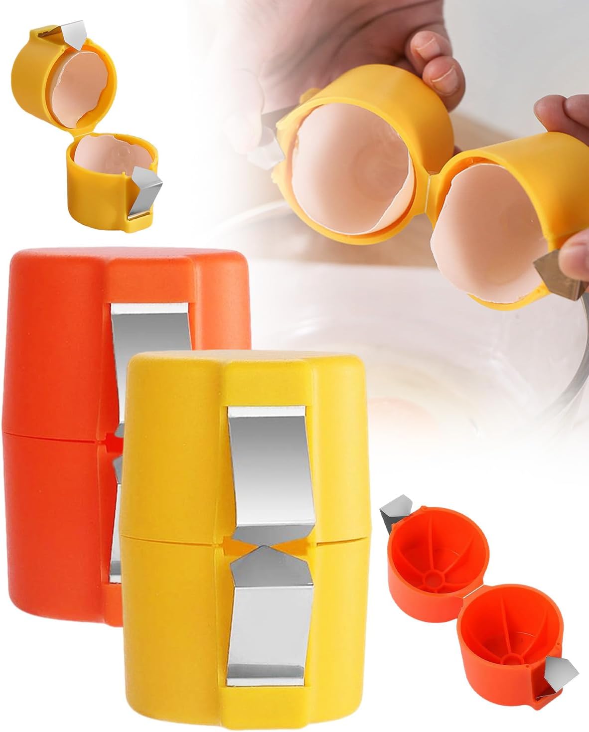 2025 Upgraded Egg Shell Opener, Egg Cracker Egg Peeler Egg