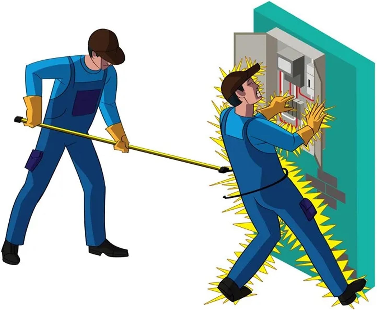 Enespro Rescue Hook Hotstick, Electrical Safety, 6 foot, AGHS-RH6