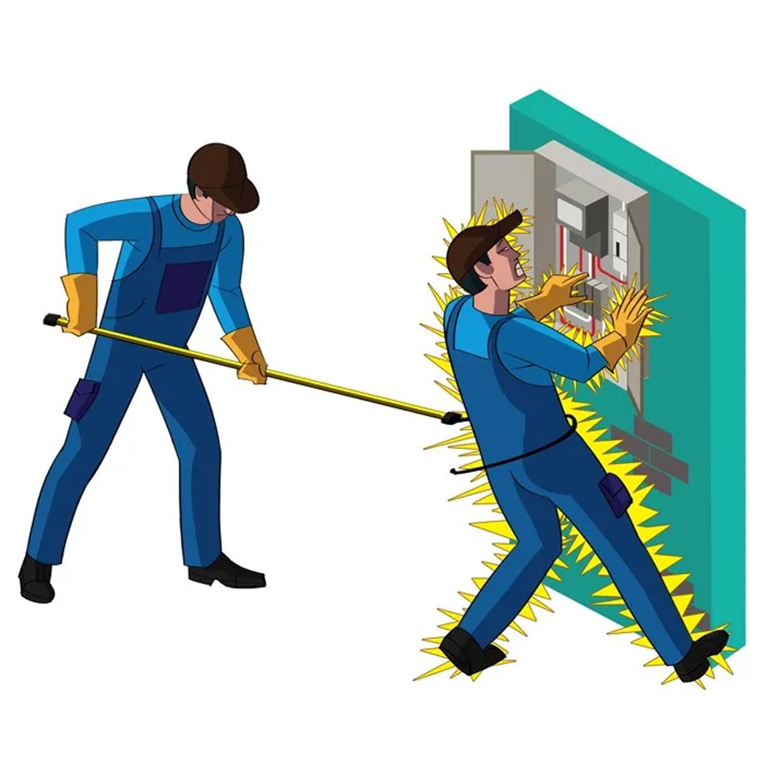 Enespro Rescue Hook Hotstick, Electrical Safety, 6 foot, AGHS-RH6