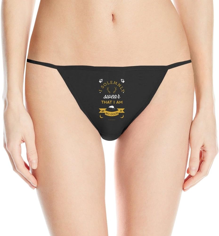 Okpk Harry Potter Marauder's Map Sexy Thong Panty
