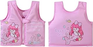 Traje de natación para bebé, chaleco salvavidas para niños, 3-6 años, ayuda de natación con diseño de unicornio, ayuda de flotabilidad ajustable para niños