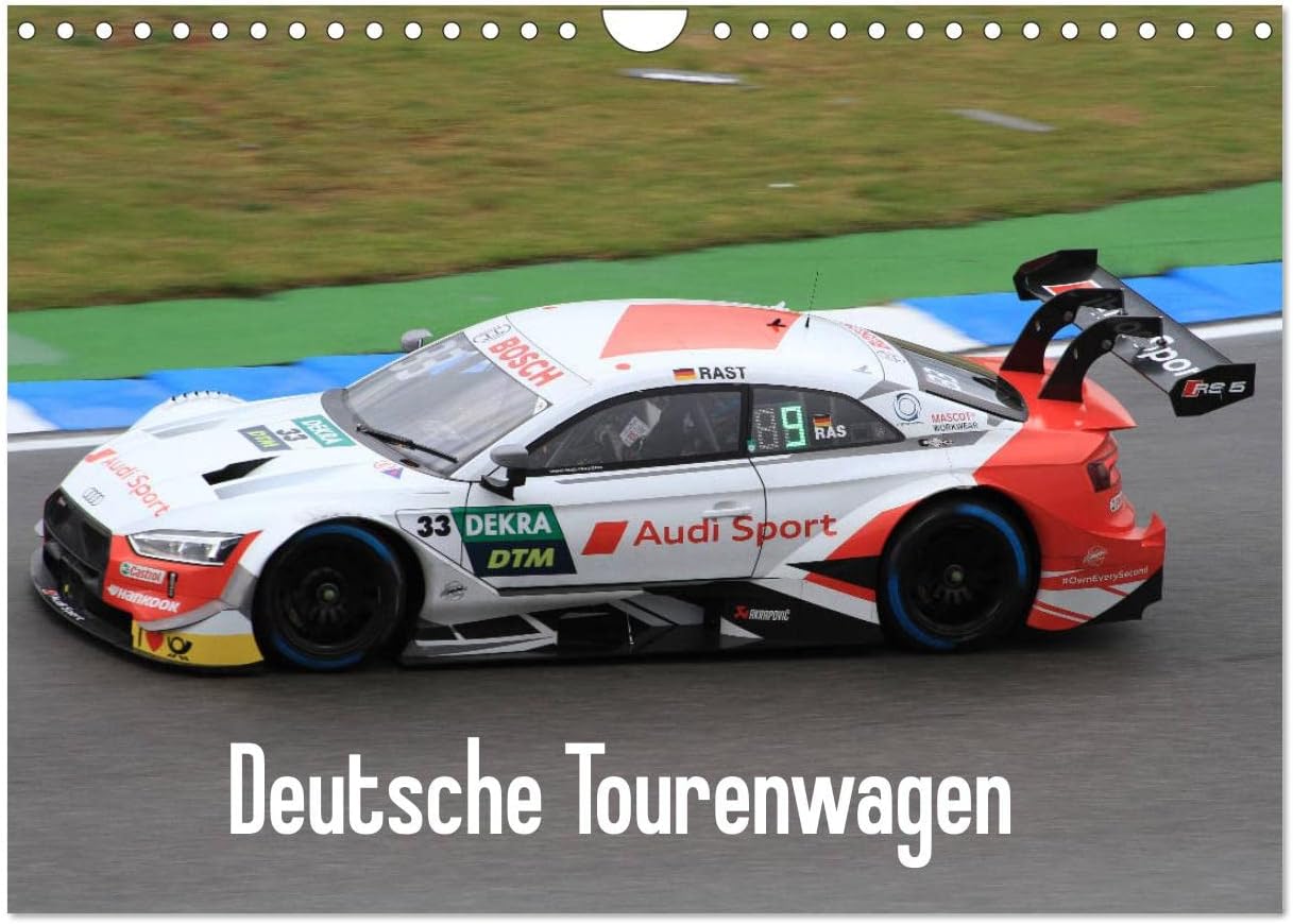 Deutsche Tourenwagen (Wandkalender 2023 DIN A4 quer): Fotos aus der DTM 2018 und 2019 (Monatskalender, 14 Seiten ) (CALVENDO Sport)