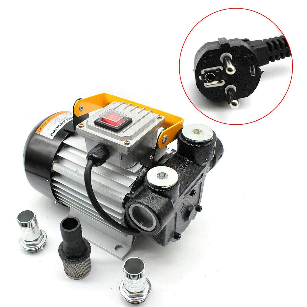 Pompa diesel da 550 W, 60 l/min, pompa per olio di riscaldamento, pompa di aspirazione dell'olio, set di accessori (2800 giri/min)