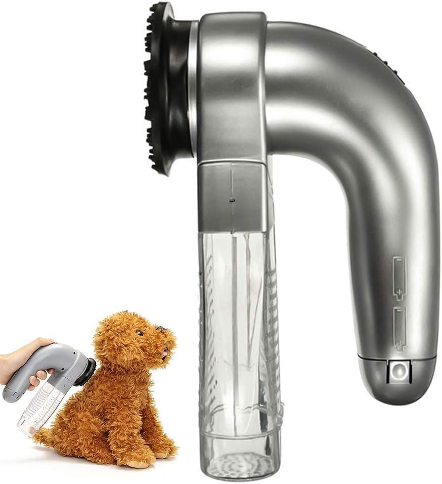 Pet Hair Fur Remover Cat Dog Grooming Brush Comb Electric Pet Sucker Portable Massage Vacuum Cleaner Trimmer Shed Grooming Brush Tool