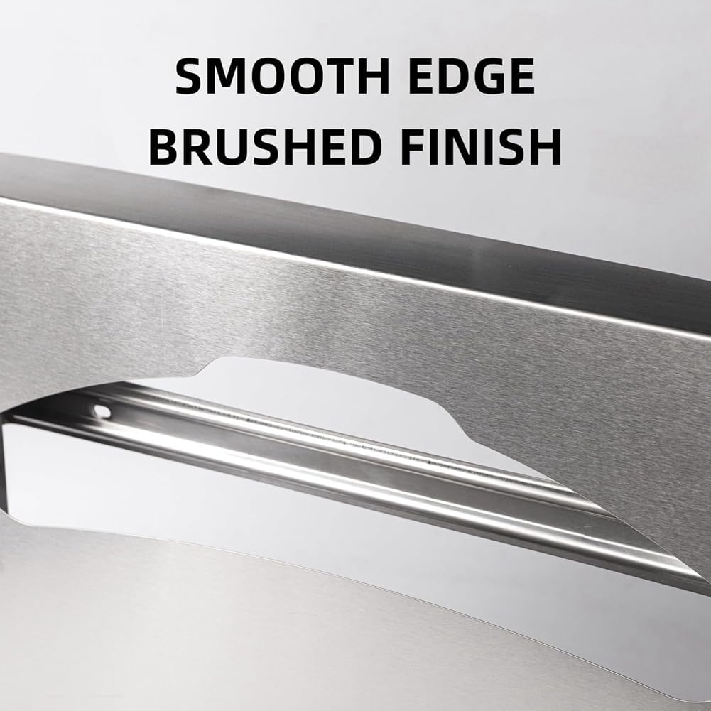 Toilet Seat Cover Dispenser, for Disposable Toilet Seat Cover Holder in Commercial Stainless Steel Design