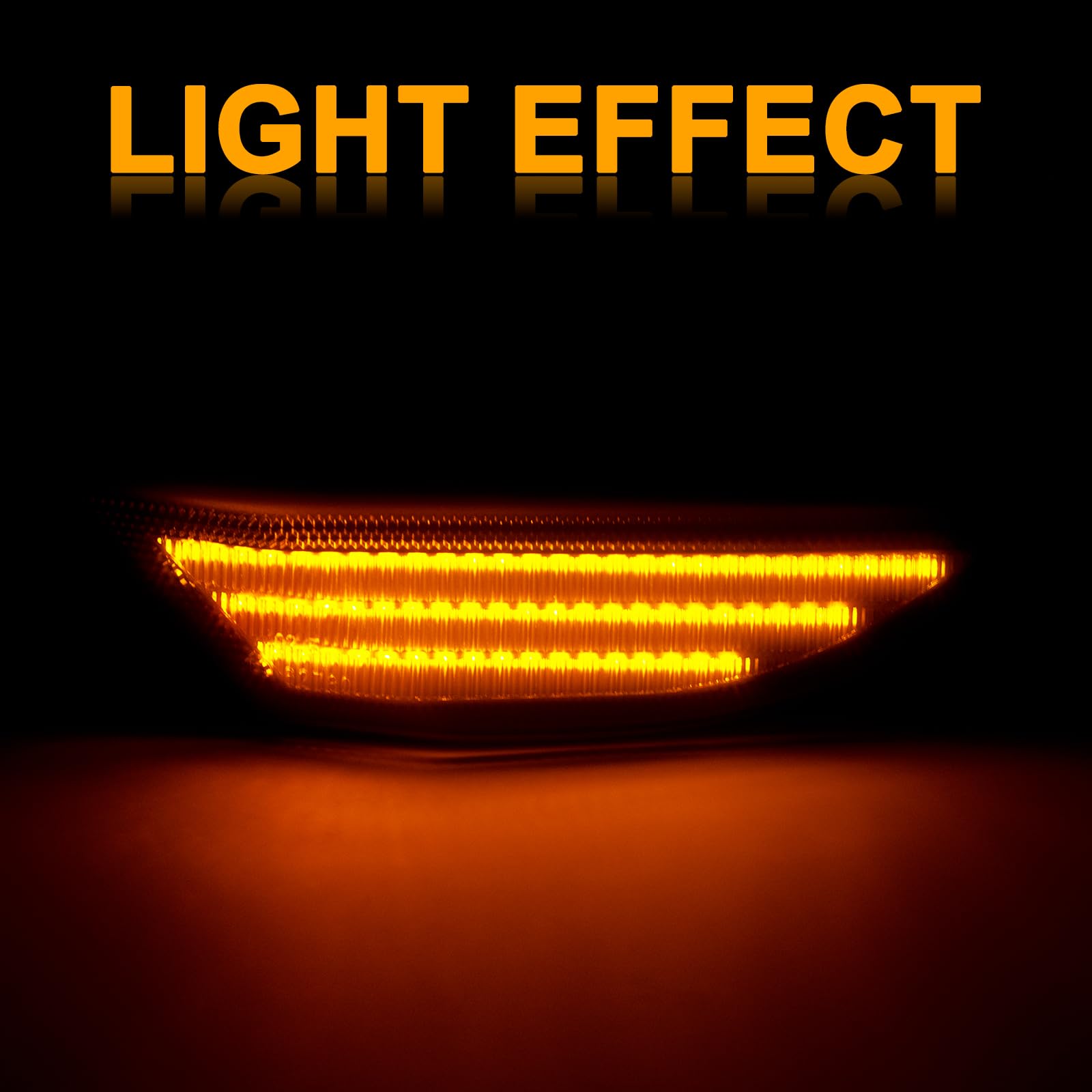 Frecce Laterale a LED per Porsche 981 Boxster 2012-2016/991 2011-2019/911 2011-2019, Indicatore di Direzione, 2 Pezzi