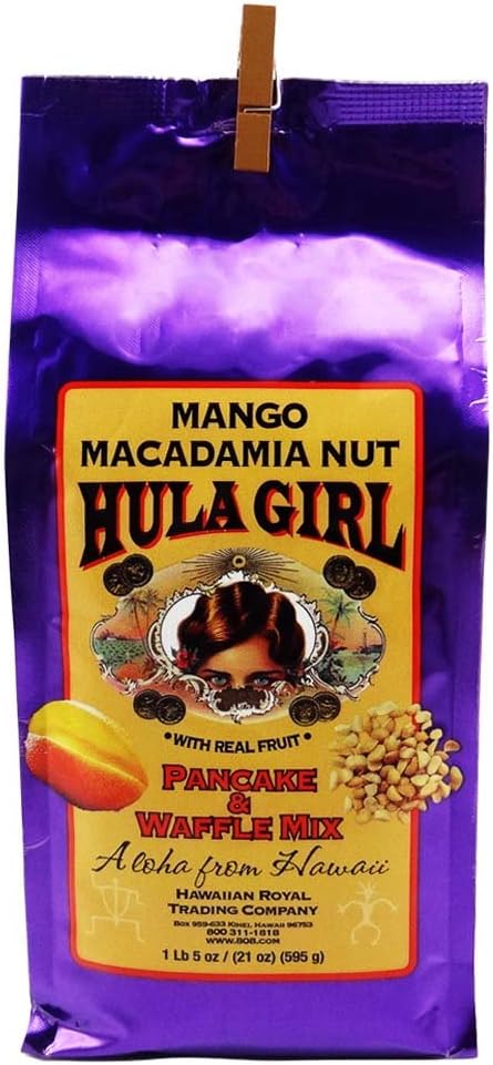 Amazon Hulagirl ハワイアンパンケーキミックス粉 595ｇ マンゴー マカデミアナッツ フラガール ホットケーキ ケーキミックス 通販