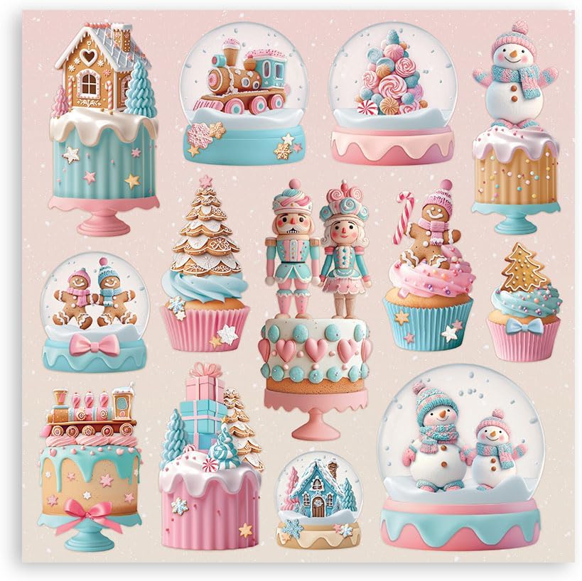 Stamperia SBBSXB15 Scrapbook Pad, Pink/Blue, 20.3 cm x 20.3 cm