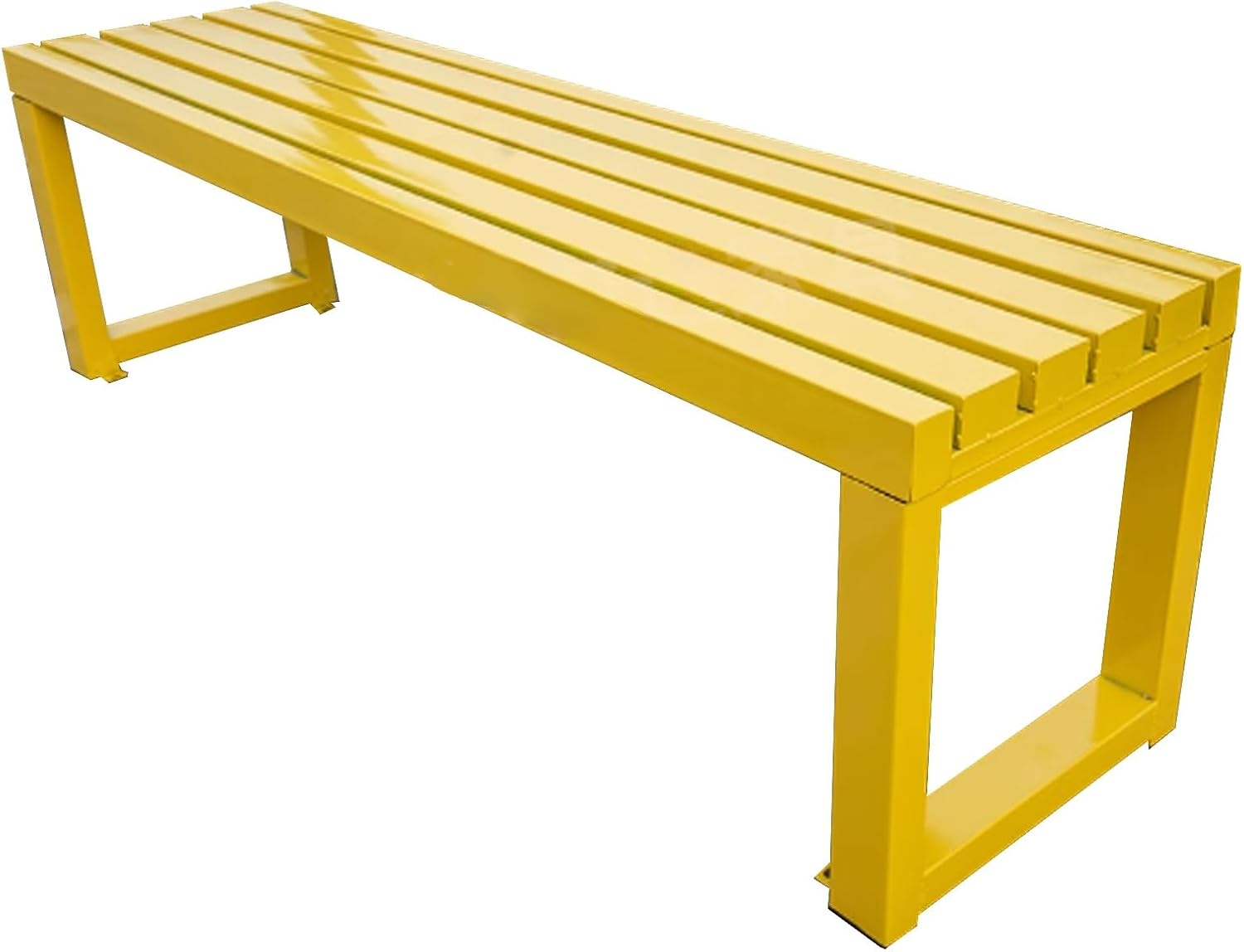 Park Benches, Garden Bench, Patio Bench, Porch Bench Seat, Outdoor Seating Furniture Lounge Waterproof for Backyard, Front Porch(Orange,100x40x45cm)