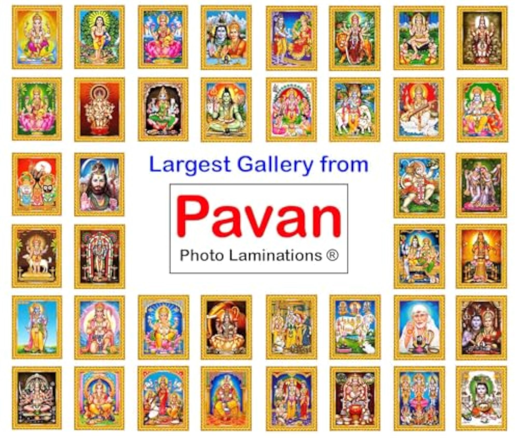 Lord Navagraha Bhagwan Wall Painting, Framed Decor
