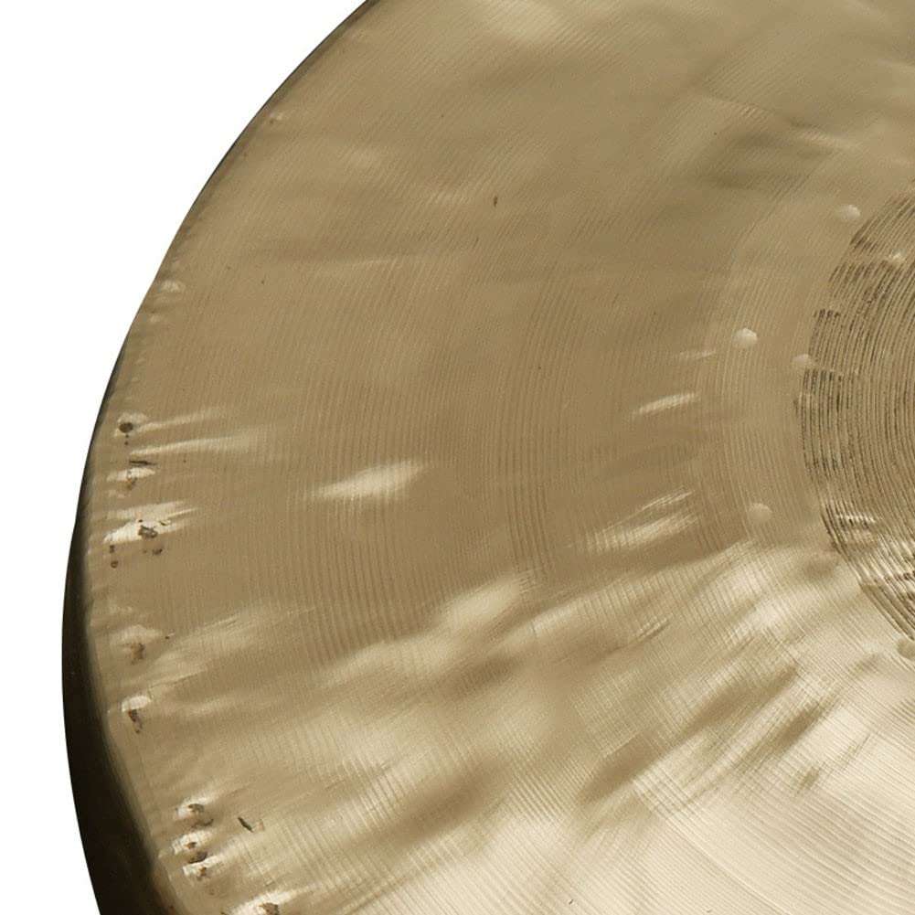 instrumento de percusión chino gong de bronce, Gong gong de latón Pequeño Gong grande 30 cm Gong hecho a mano en(30cm)