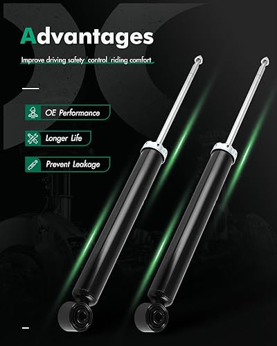 Miniatura 2 de SCITOO - Amortiguadores traseros para Audi para Audi 2015-2018 para Audi Q3,2015-2018 para Audi Q3 Quattro,2009-2017 para VW Tiguan,2018 para VW