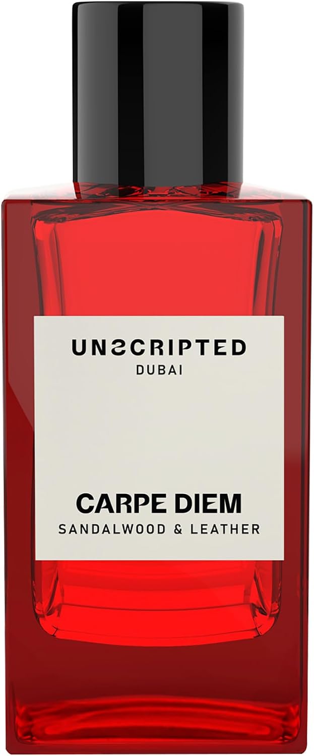 Unscripted Carpe Diem - Perfume for Men and Women - Women Perfume with Amber, Cedarwood, Leather Notes - Bold, Long-Lasting Mens Cologne - 3.4 oz