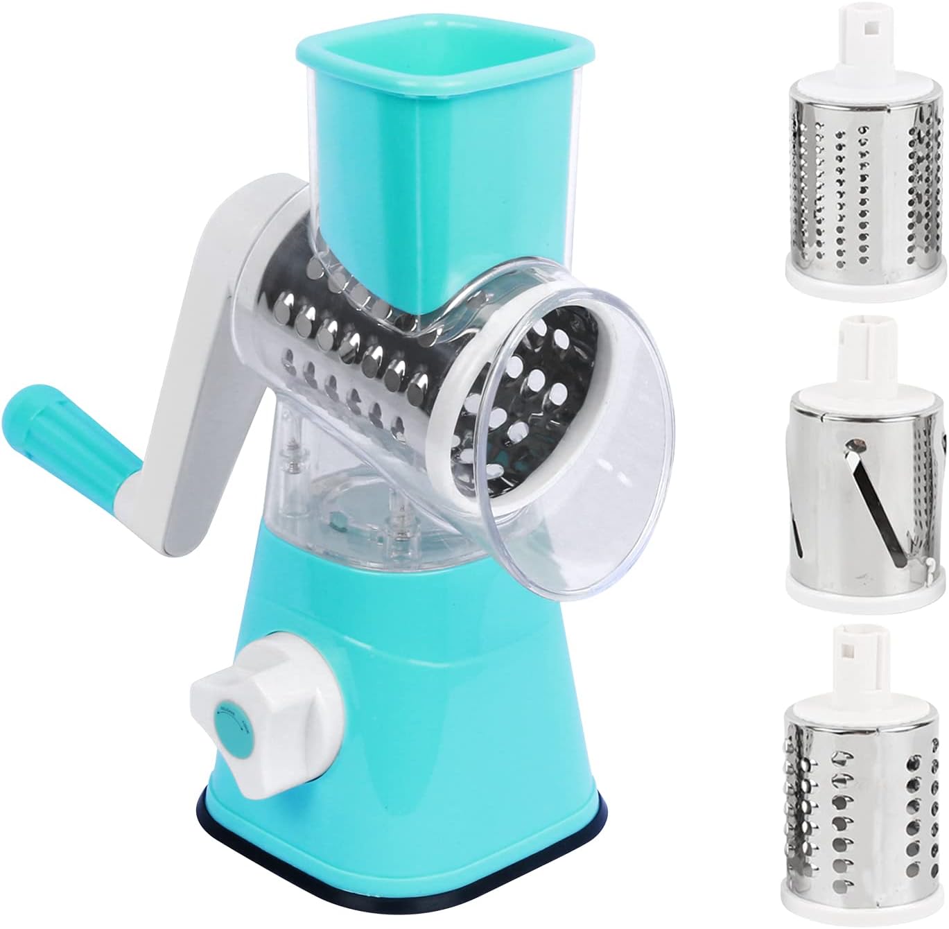 Tabletop Drum Grater,Rotary Cheese Grater Handheld