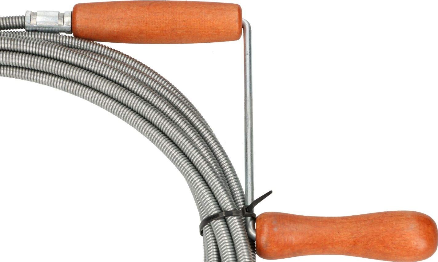 KOTARBAU 5907465905787 - Albero per la pulizia dei tubi, colore: argento, 10 m