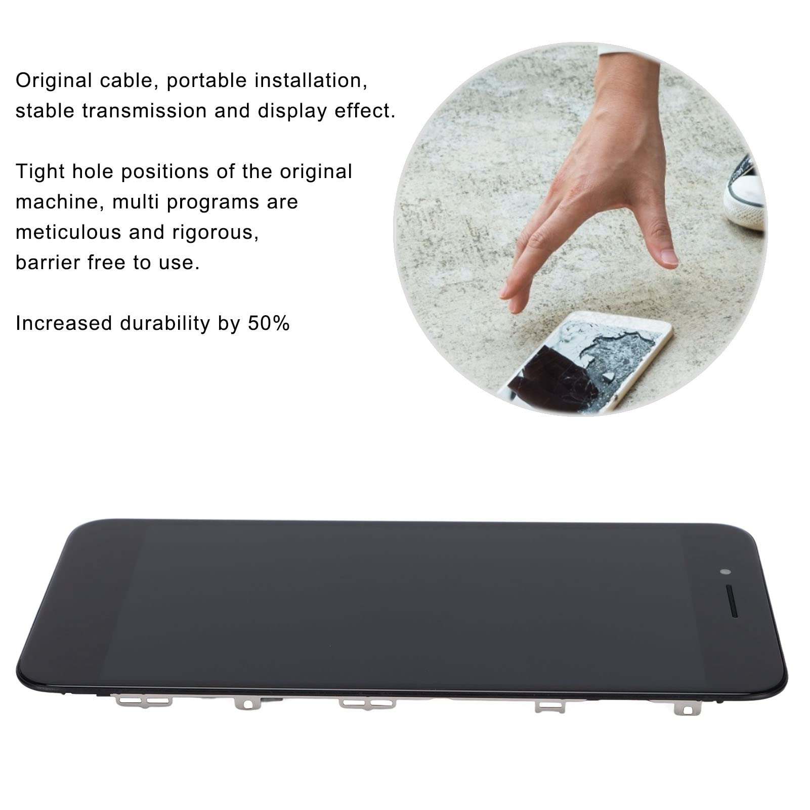 LCD Screen And Digitizer Full Assembly Include Front Camera For IPhone 7 White