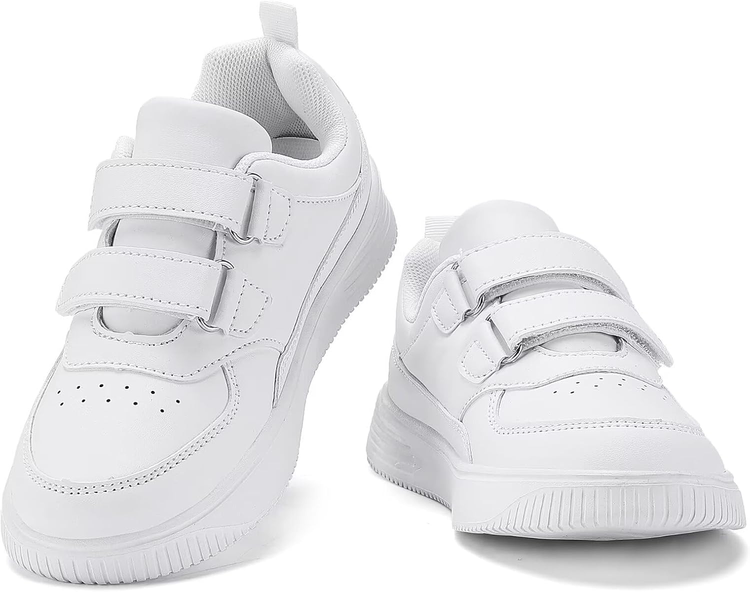 YAVY Unisex-Child Sneakers Boys Girls Running Leather Sneakers Breathable Mesh Athletic Shoes Lightweight Kids Walking Shoes - Image 5