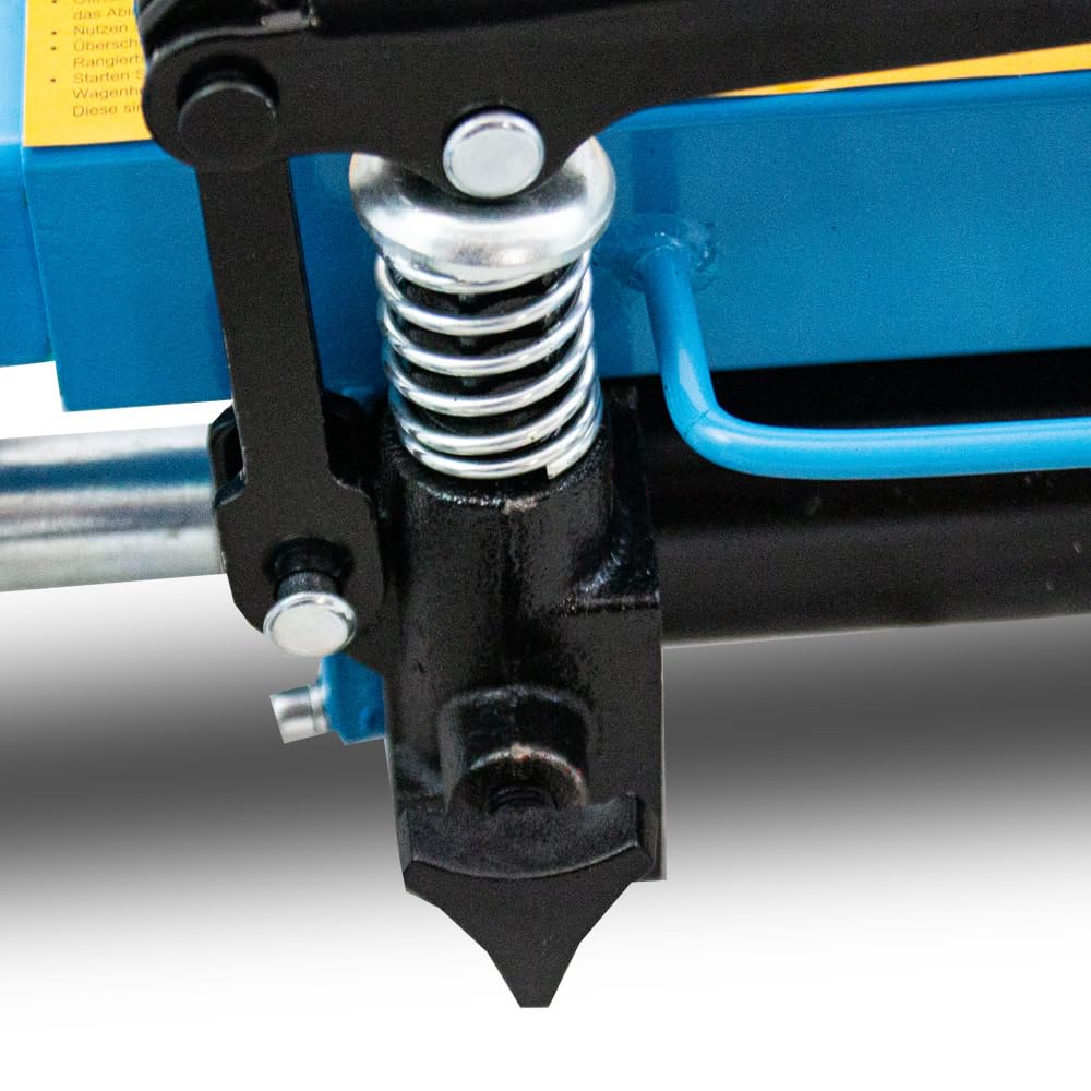 BITUXX 2 Stück PKW Rangierhilfe Rangierheber hydraulisch Wagenheber Auto Rangierroller Rangierheber belastbar bis 680 kg pro Rangierroller (Blau)
