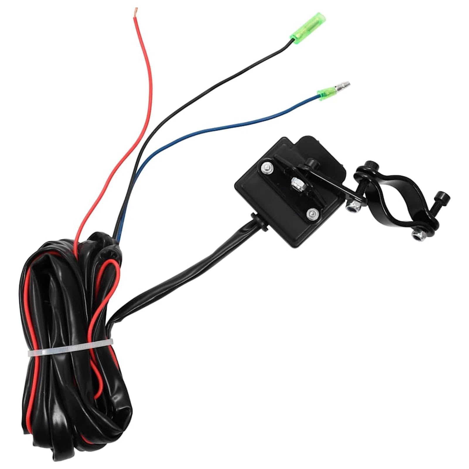 Gecheer Cabrestante Eléctrico 12V 1,2 HP - Máx. 1360 KGM, 9m Cable de Acero, Control Remoto Inalámbrico, Apto para Recuperación de Vehículos Modelo YHSLRZJ-210231ES