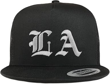 Panel Flatbill Trucker Cap 