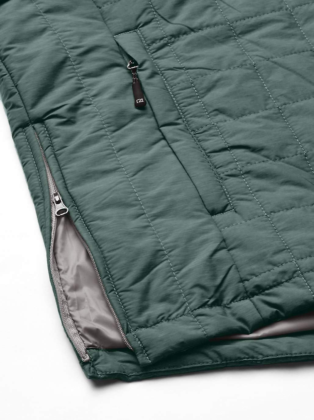 Cutter & Buck mens Lightweight Primaloft Fill Rainier Half Zip Popover Jacket