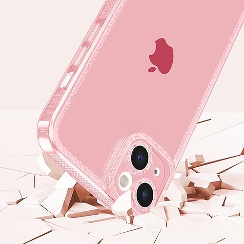 Miniatura 3 de ZTOFERA Diseñada para iPhone 13 de 6.1 pulgadas, bonita funda transparente para mujeres y niñas, funda protectora de silicona TPU suave flexible con