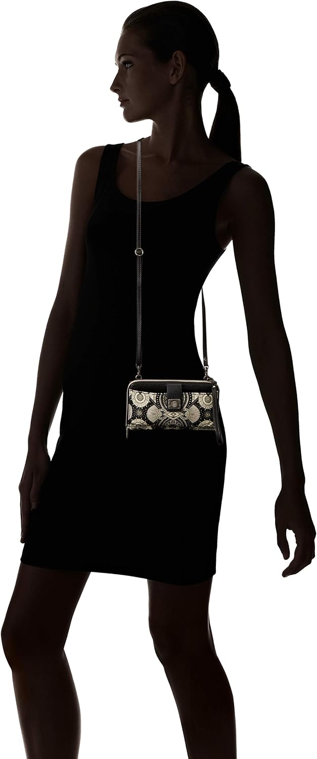Sakroots Large Coated Canvas Smartphone Crossbody Bag