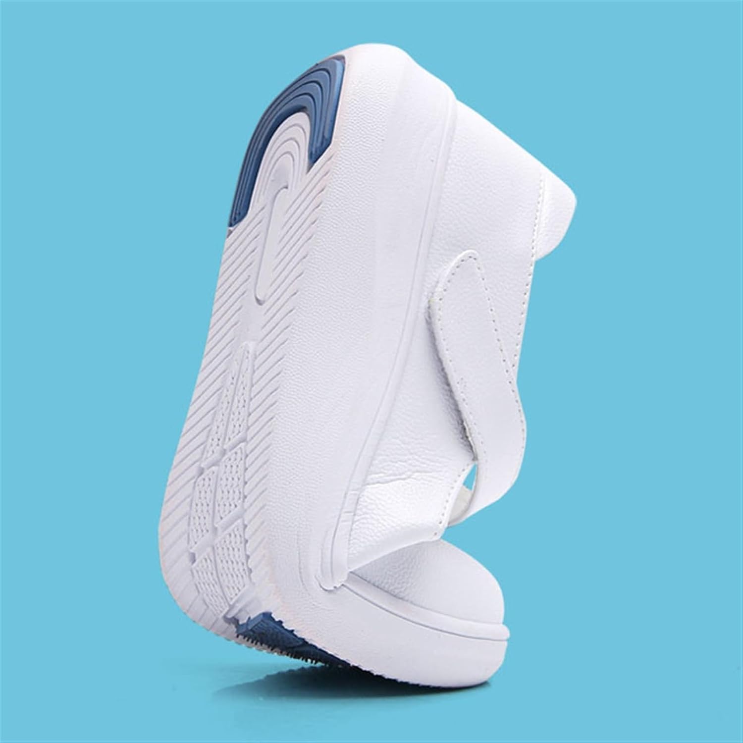 Yytcsjz Women Nurse Sneakers, Womens Non-Slip Breathable Comfortable Working Nurse Shoes, Casual Leather Comfy Orthopedic Wedge Platform Loafers Sneake, for Hospital Nurse Doctors