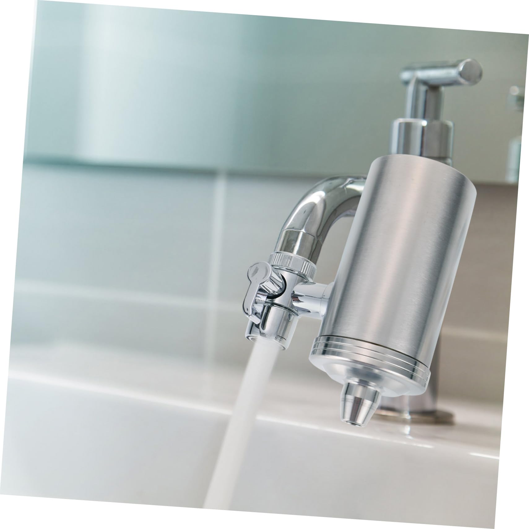 Operitacx Purificateur Eau Pour Évier Filtre Robinet Acier Inoxydable Purificateur Eau Pour Cuisine