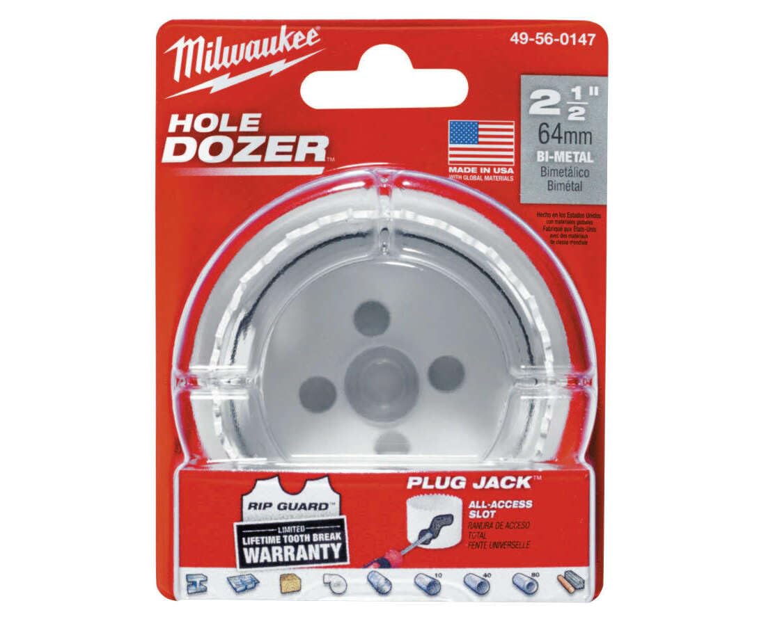 Milwaukee 49-56-0012 Dozer Hole Saw, White, Pack of 1 - Image 3
