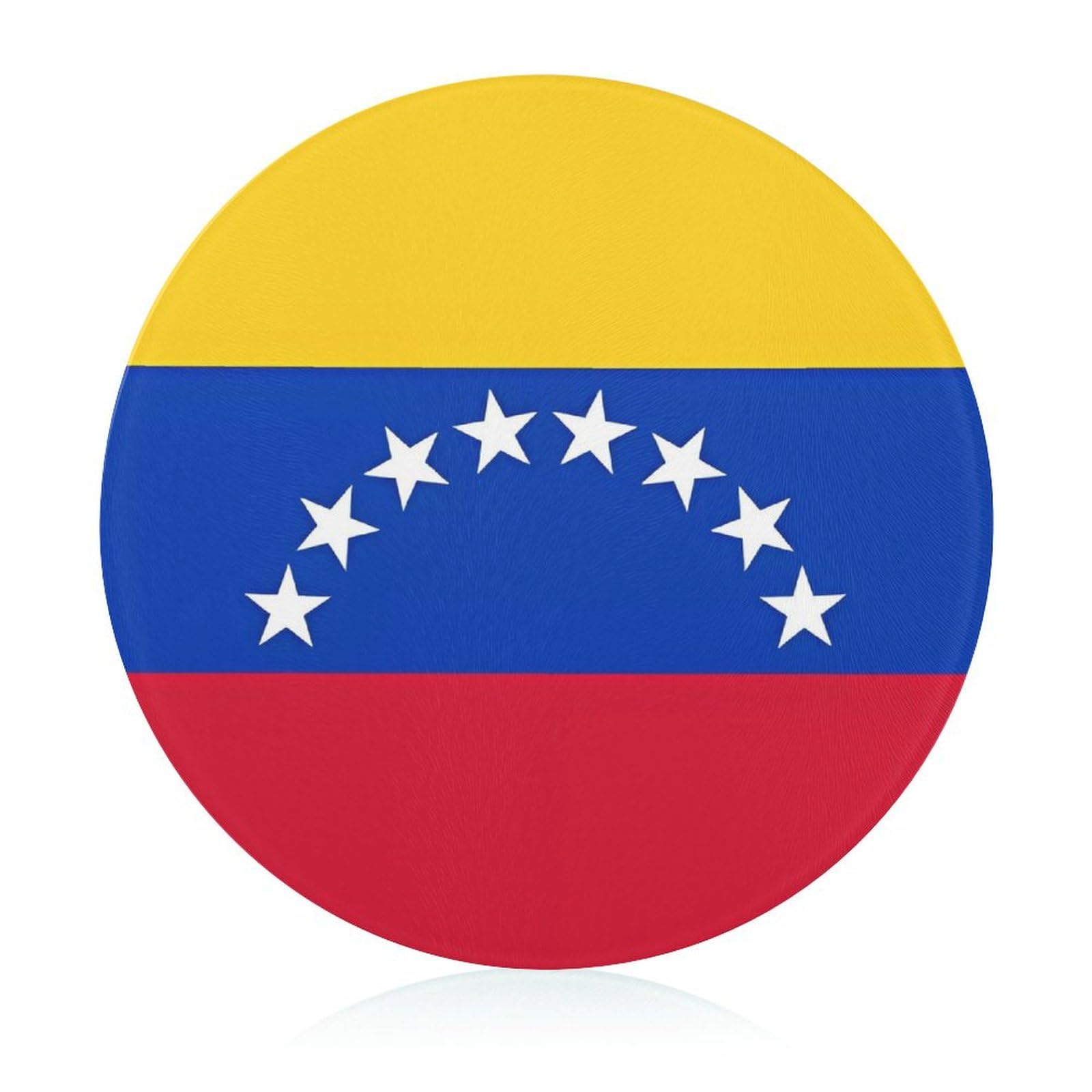 Planches à découper en verre hygiénique pour cuisine anti-odeur motif Venezuela