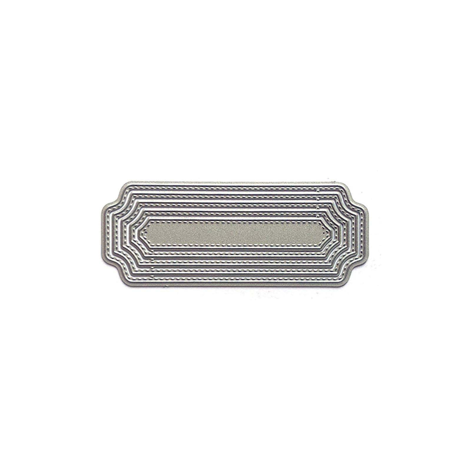 Yhplxyuus Metal Die Cuts Label Frame Embossing Stencil Cutting Dies for Card Making Scrapbooking Paper Template Metal Cutting Dies