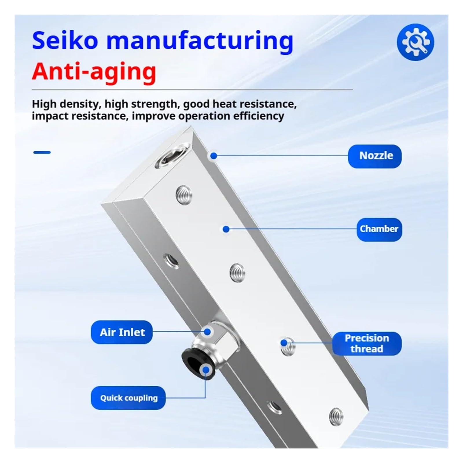 Industrielles Luftmessergebläse 30–3000 Mm, Luftmesser Aus Aluminiumlegierung, Streifenmesser, Winddüse, Industriell, Ideal Zum Trocknen Und Kühlen Von Flaschen 800mm