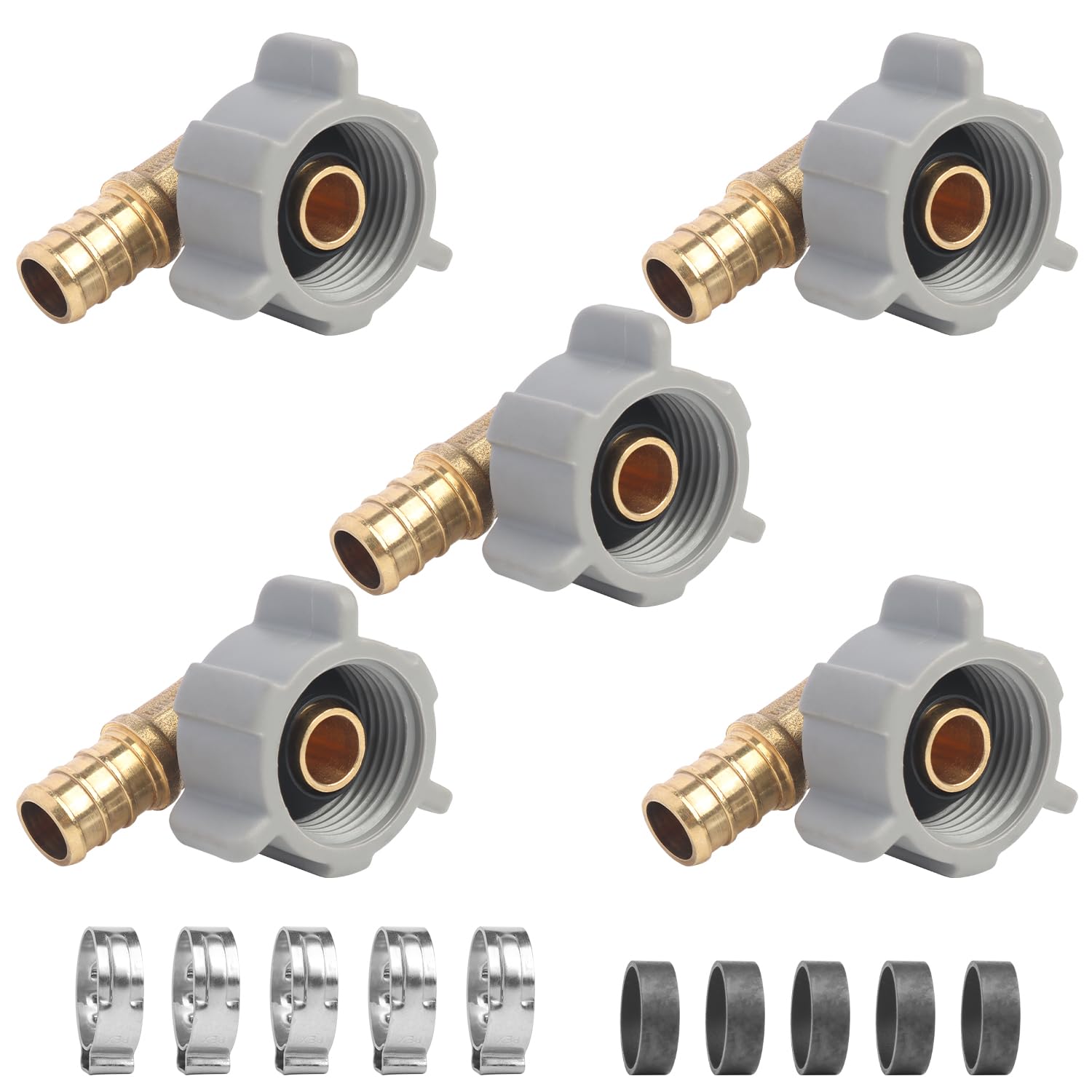 PEX Fittings 1/2" Swivel Adapters - Lead-Free Plumbing -11 PEX Fittings 1/2" Swivel Adapters - Lead-Free Plumbing -11