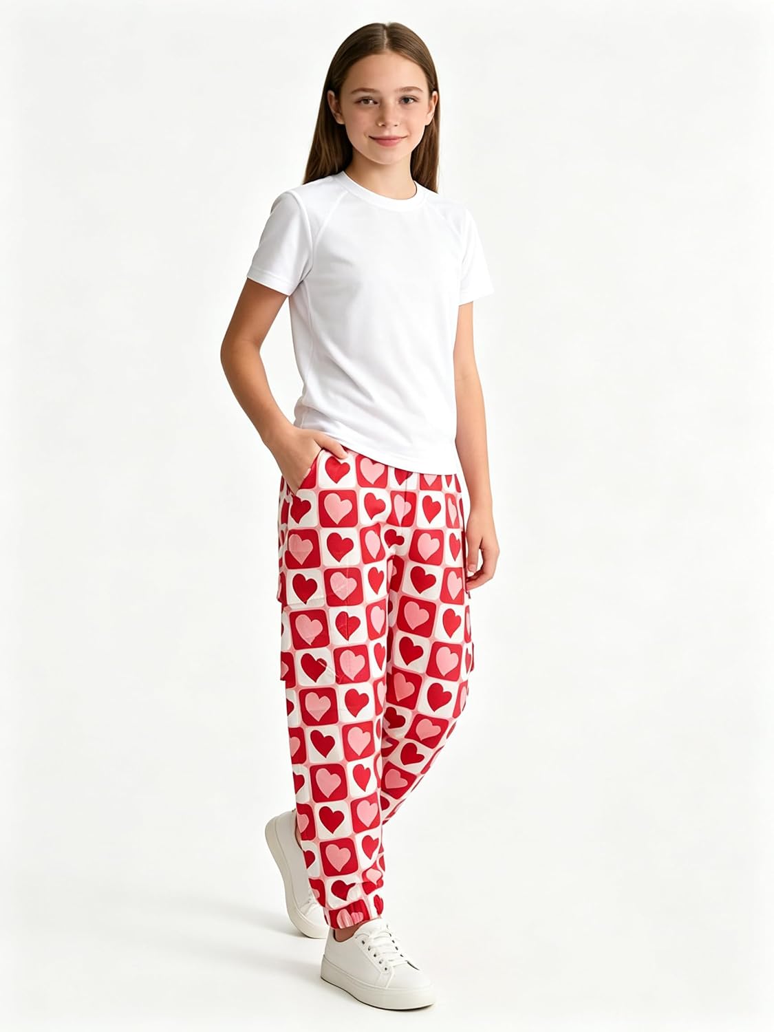 Boys Girls Waterproof Cargo Rain Pants Lightweight Printed Outdoor Rain Trousers for Kids Aged 7-14