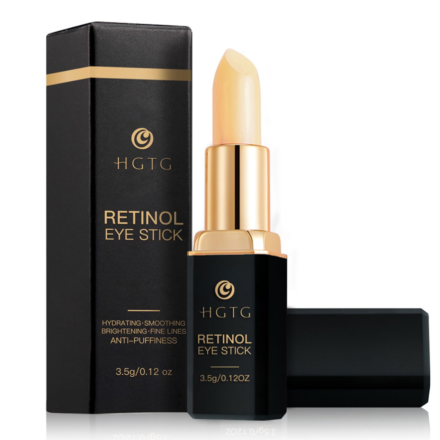 Retinol Eye Stick, Retinol Eye Cream, Anti-Aging Eye Cream for Wrinkles, Dark Circles, Puffiness & Bags Reduces Fine Lines Under Eyes 3.5g