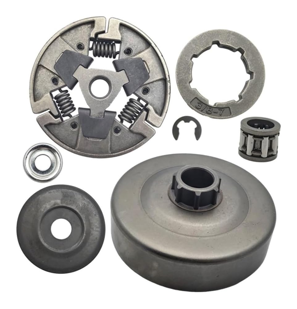 Compatible with S-TI-H MS660 066 064 MS640 MS661 MS 660 640 Chainsaw 3/8-7 Clutch Drum Rim Sprocket Kit