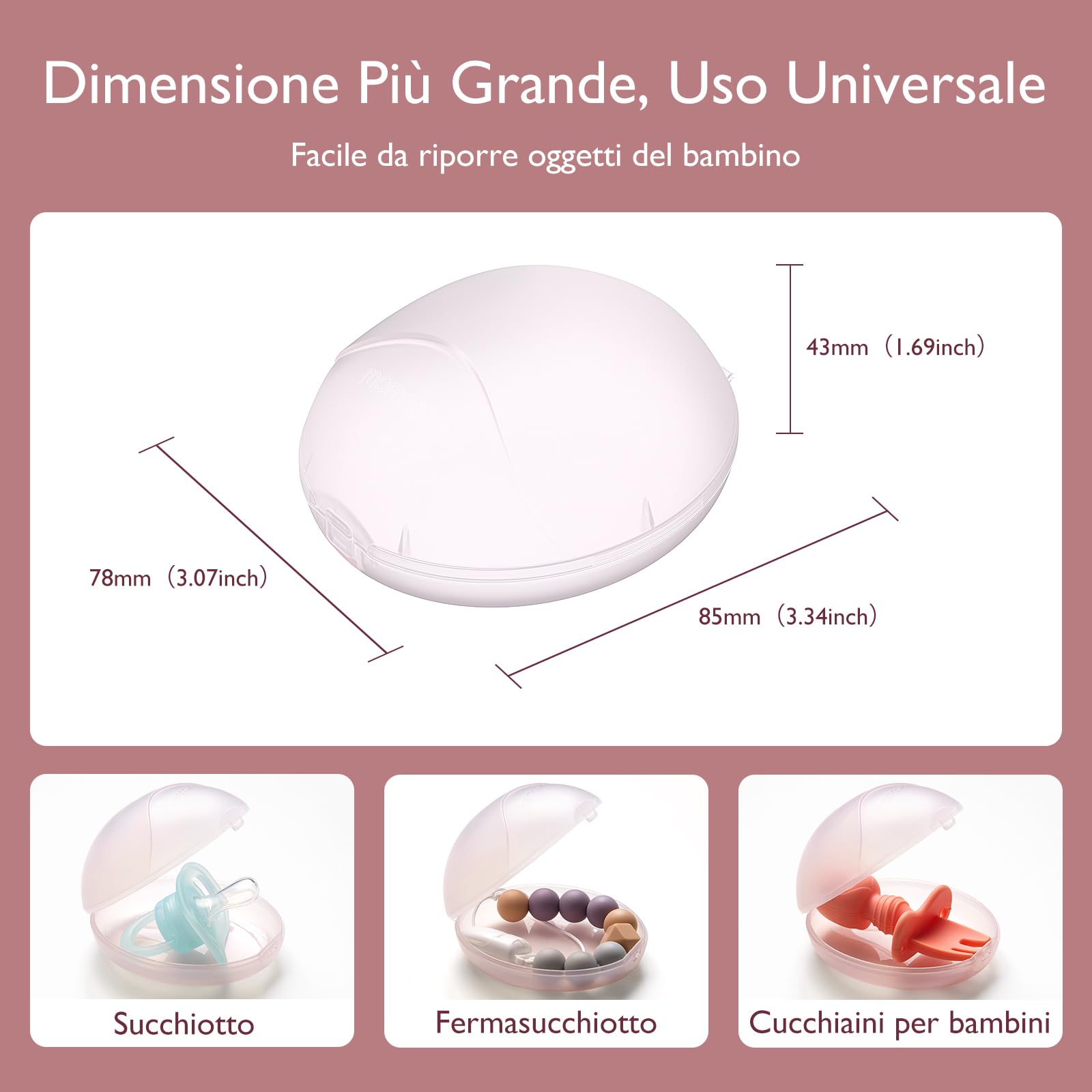 Momcozy Scudi per capezzoli, 100% silicone alimentare, ultra sottile e super morbido, realizzato senza BPA/BPS per difficoltà di allattamento, 20 mm