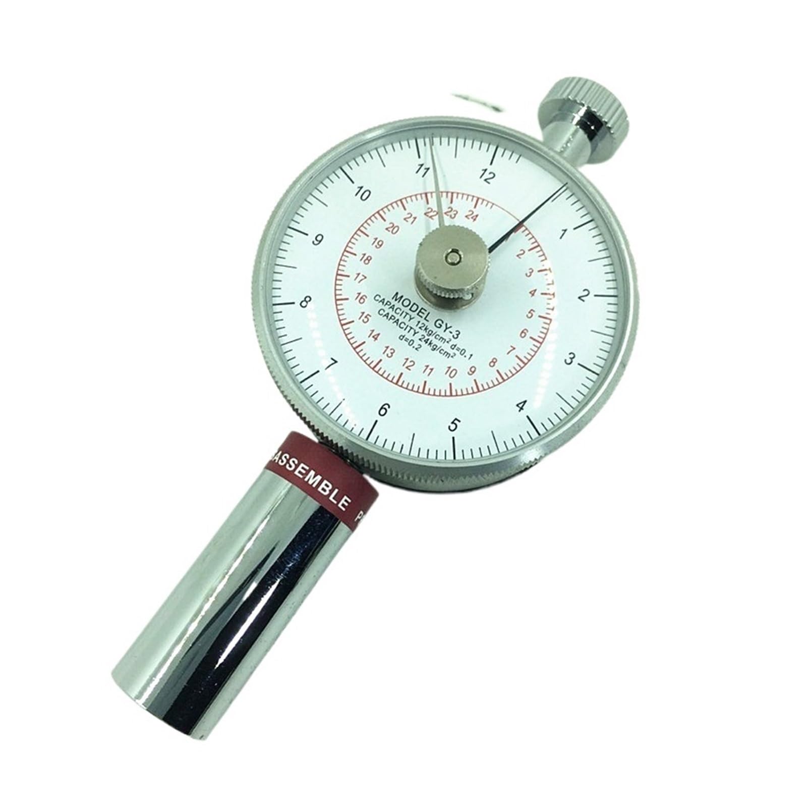 Hardness Tester, Fruit Hardness Tester, Fruit Sclerometer, Fruit Penetrometer GY-3 Hardness Meter for Melon 0.5-12kg