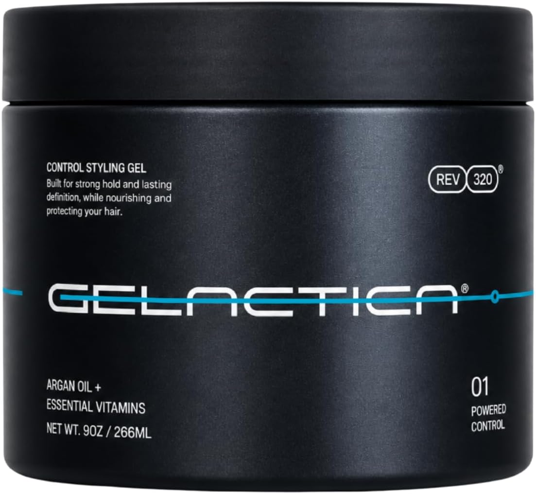 Gelactica Max Control Hair Gel for Men 9oz Quality Strong Hold Styling Gel