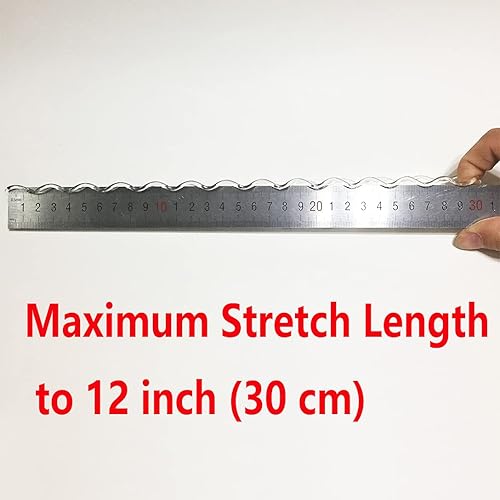 Miniatura 8 de 27 ligas para el cabello en espiral: soportes elásticos impermeables para cola de caballo sin rastro, bandas para el cabello sin arrugas de 1.58