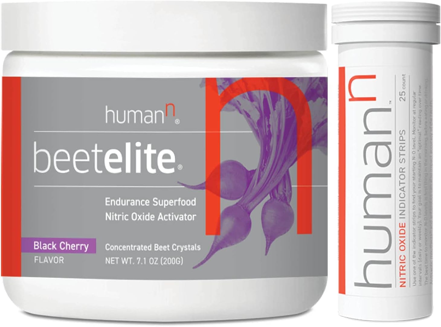 HumanN BeetElite Powder & Nitric Oxide Test Strips