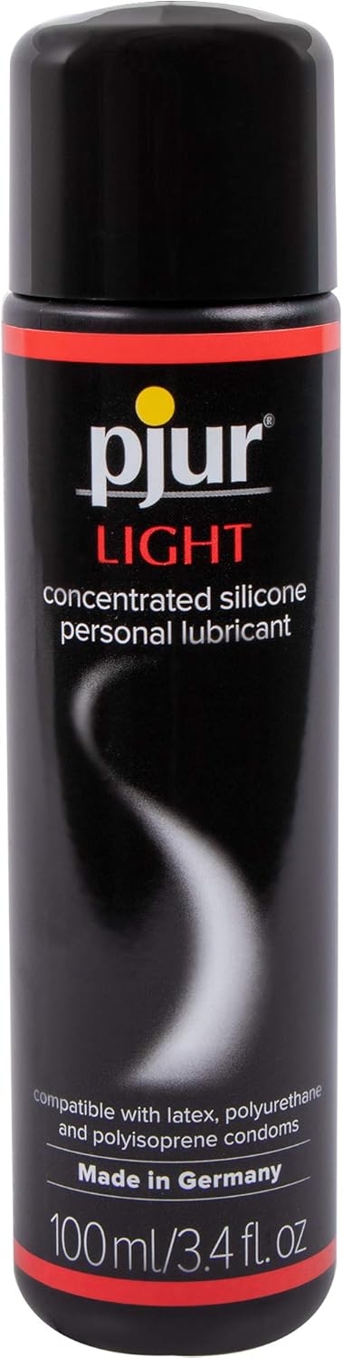 Pjur Original Super Concentrated Silicone Personal Lubricant 3.4 fl oz & Pjur Light Silicone Personal Lubricant 3.4 fl oz - Couples Sex Toys Bundle