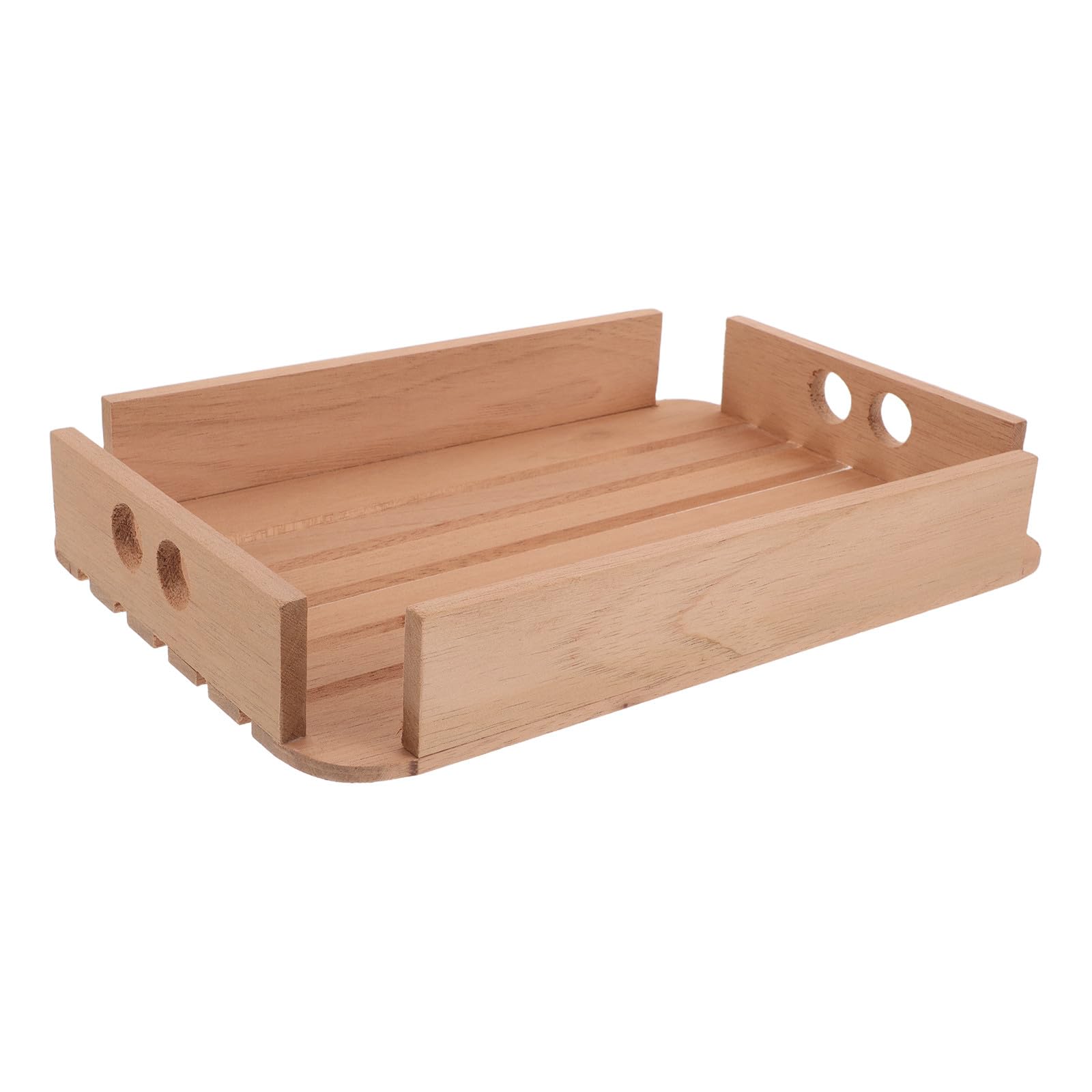 Tablett aus spanischem Zedernholz – Braune Schublade für Zigarren – Tisch-Humidorhalter aus Holz – Zigarrenaufbewahrungstablett zum Schutz der inneren Struktur des Humidors