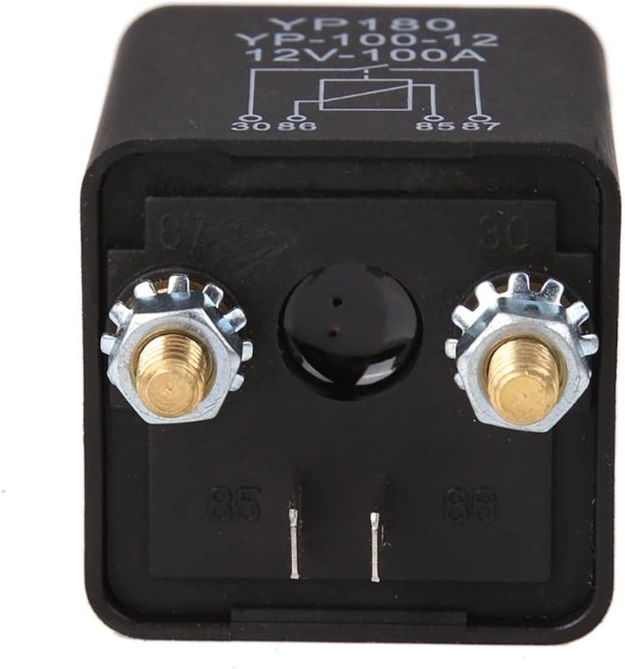 High Power 4 Pin Car Relay 12V 200A Truck Motor Automotive Continuous Type Switch Normally Open(12V 100A)