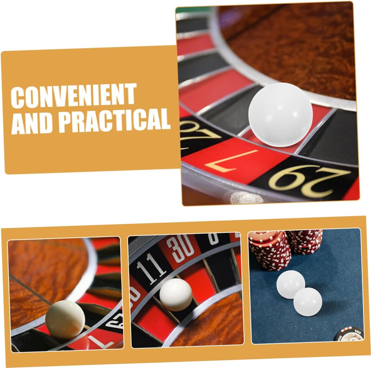 5pcs Roulette Beads Decorative Wheel Beads Birthday Party Game Wheel Beads Wheel Beads Game Parts Game