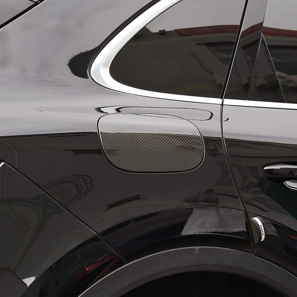 for Porsche Cayenne 2018 2019 2020 Fuel Tank Trim Oil Gas Door Cap Door Handle Side Car Exterior Decoration Sticker