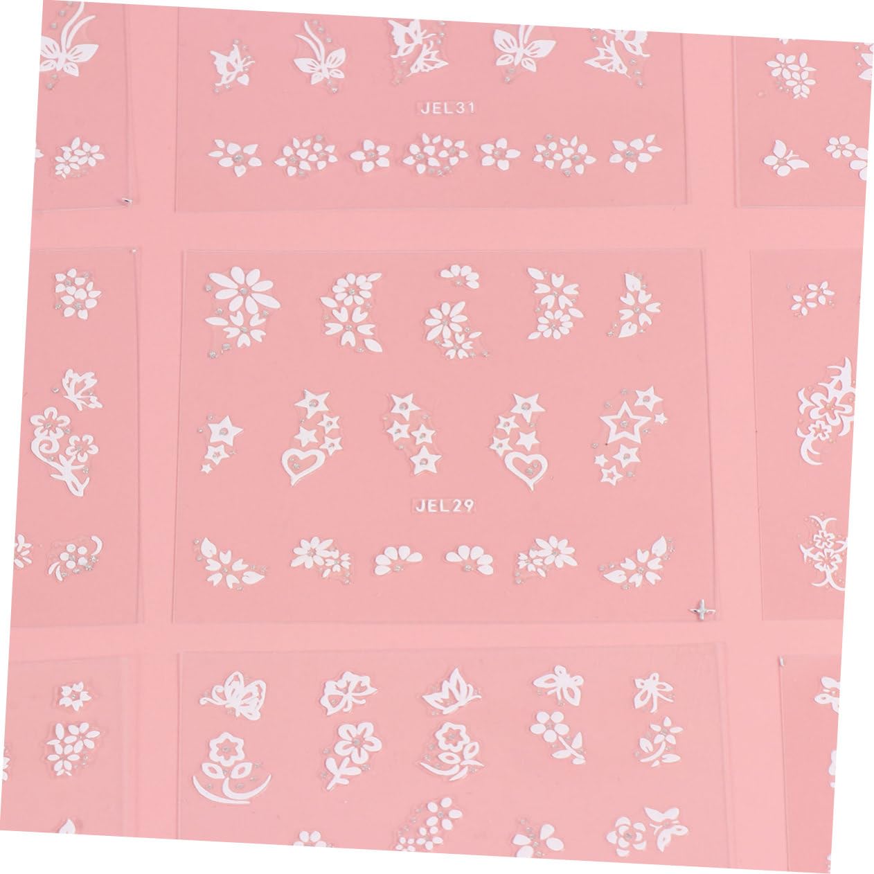 3 Set Stickers Per Nail Art Creativi Adesivi Per Unghie Decorazioni Manicure Per Donne E Ragazze Colorati 50 Pezzi*3