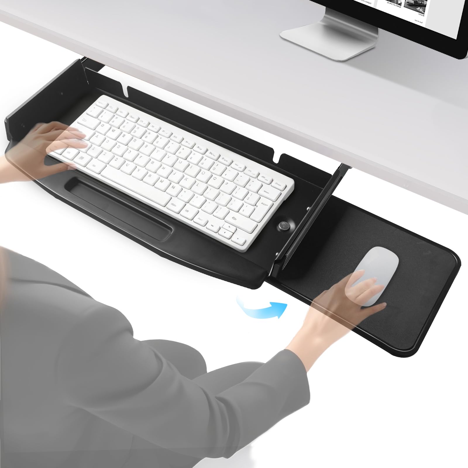 Photo 1 of Ciao Stilista Steel Under Desk Keyboard Tray