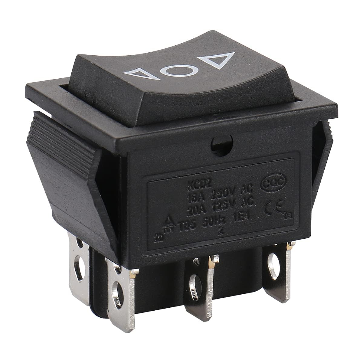 OnOFFページ Baomain 1-Pack Momentary Rocker Switch, KCD2-223 (ON)/Off